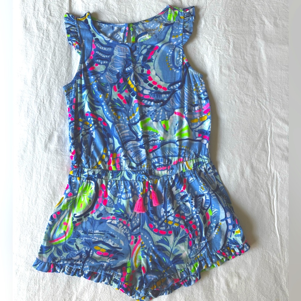 Lilly Pulitzer Girls Romper Sz 8-10